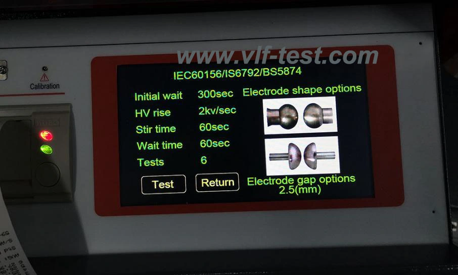 IEC156 0-100kv Insulating Oil Dielectric Strength Meter Transformer Oil Bdv Tester